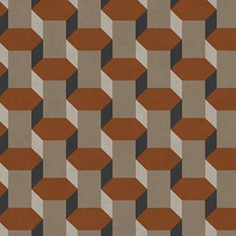 Sublime Vintage Geometrics Neutral Wallpaper