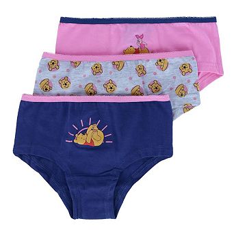 Textiel Trade Toddler Girl's Winnie The Pooh Assorted Briefs (3 Pack)
