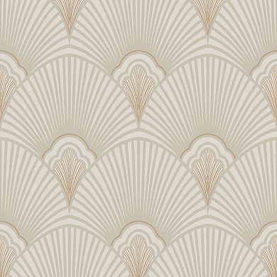 Sublime Art Deco Black and Gold Wallpaper