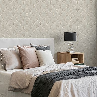 Sublime Art Deco Black and Gold Wallpaper