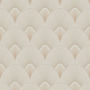 Sublime Art Deco Black and Gold Wallpaper