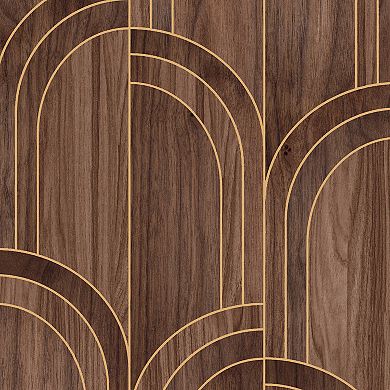 Sublime Modella Wood Black Wallpaper