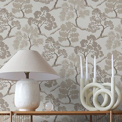 Sublime Trees Ochre Wallpaper