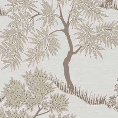 Sublime Trees Ochre Wallpaper