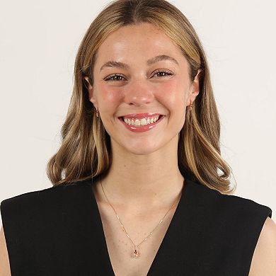 Gemminded 10k Gold Multicolor Sapphire Pendant Necklace