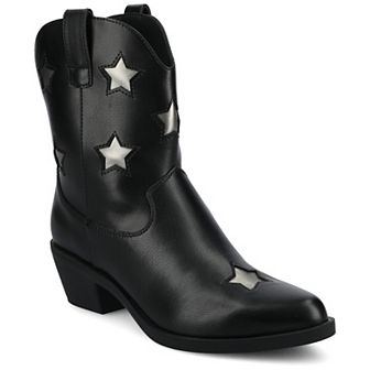 Journee Underwood Women's Casual Comfort Pointed Toe Ankle Boots