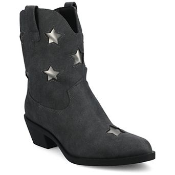 Journee Underwood Women's Casual Comfort Pointed Toe Ankle Boots