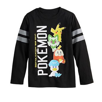 Boys 4-12 Jumping Beans® Pokemon Gotta Catch Em All Character Stack Long Sleeve Graphic Tee