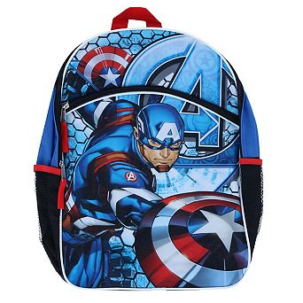U.P.D., INC Boys Marvel 16 Inch Captain America Backpack