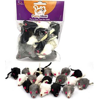 20 x Cat Toy Realistic Mice
