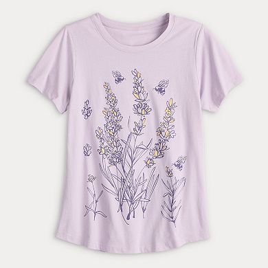 Women's Sprigs Of Lavender Graphic Tee