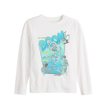 Boys 8-20 Tek Gear® Adaptive Essential Graphic Long Sleeve Tee