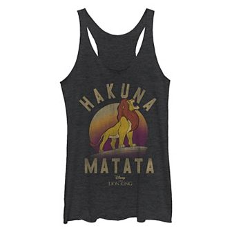Disney's The Lion King Simba Roar Hakuna Matata Juniors' Racerback Tank Top