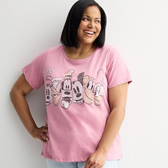 Disney's Mickey Mouse & Friends Plus Size Sensational Six Graphic Tee