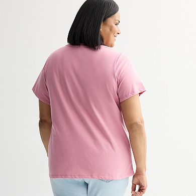 Disney's Mickey Mouse & Friends Plus Size Sensational Six Graphic Tee