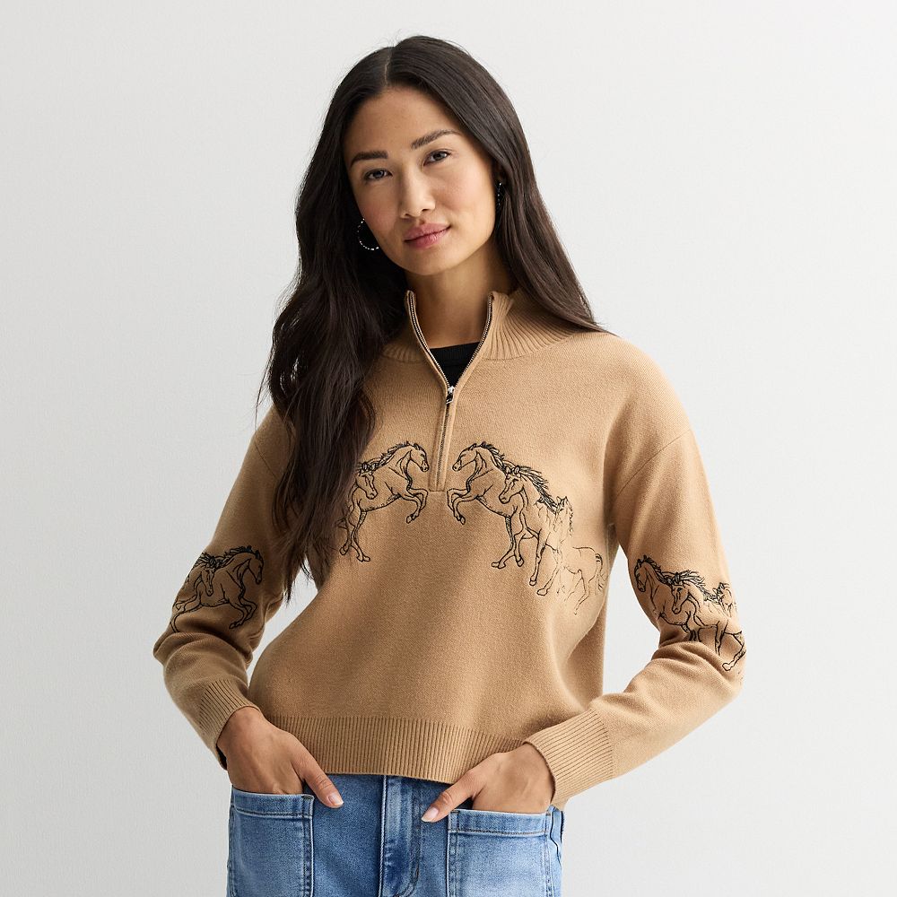 TAN ニットブラウス める Matilda Cashmere Turtleneck Sweater in Dark Acorn Brown Melange