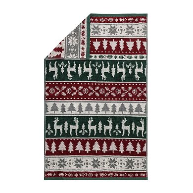St. Nicholas Square® Fair Isle Bath Hand Towel