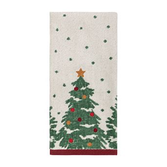 St. Nicholas Square® Christmas Tree Bath Hand Towel