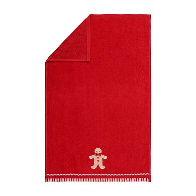 St. Nicholas Square Gingerbread Man Hand Towel