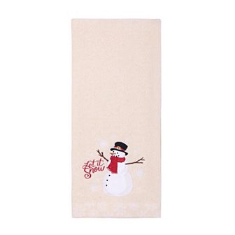 St. Nicholas Square® Yuletide Snowman Hand Towel