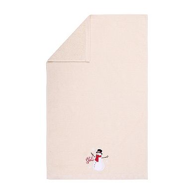 St. Nicholas Square® Yuletide Snowman Hand Towel