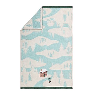 St. Nicholas Square® Winter Scene Bath Hand Towel