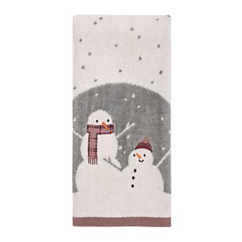 St. Nicholas Square® Snow Globe Snowman Hand Towel