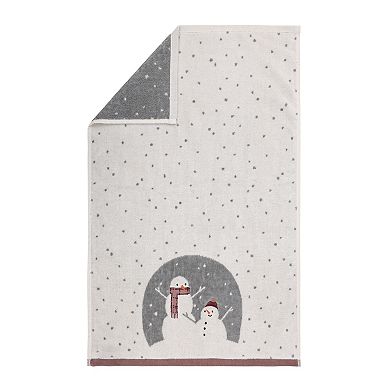 St. Nicholas Square® Snow Globe Snowman Hand Towel