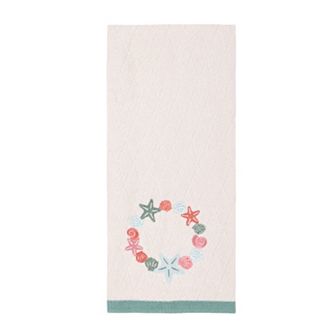 St. Nicholas Square® Shell Wreath Hand Towel