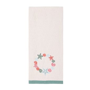 St. Nicholas Square® Shell Wreath Hand Towel
