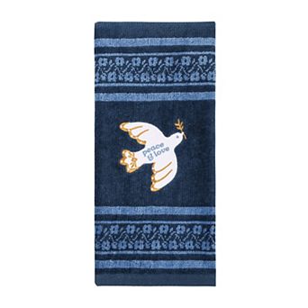 St. Nicholas Square® Hanukkah Dove Hand Towel