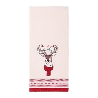 St. Nicholas Square® Deer With Lights Hand Towel
