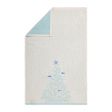 St. Nicholas Square Coral Tree Hand Towel