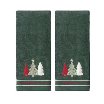 St. Nicholas Square® 2 pc Christmas Tree Hand Towel Set