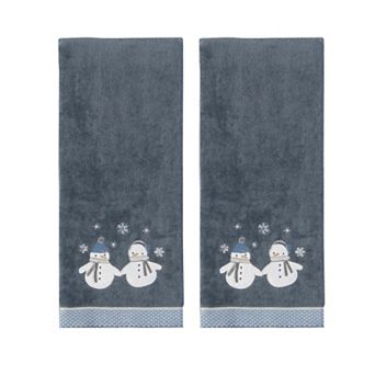 St. Nicholas Square® Snowman Decorative Hand Towel 2 pc Set