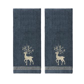 St. Nicholas Square® 2 pc Reindeer Hand Towel Set