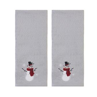 St. Nicholas Square® 2 pc Snowman Hand Towel Set