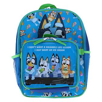 U.P.D., INC Kids Bluey Ice Cream Backpack and Lunchbox Set
