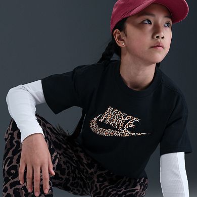 Girls 6-20 Nike Boxy Animal Print Graphic Tee