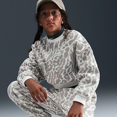 Girls 7-16 Nike Leopard Print Sweatshirt
