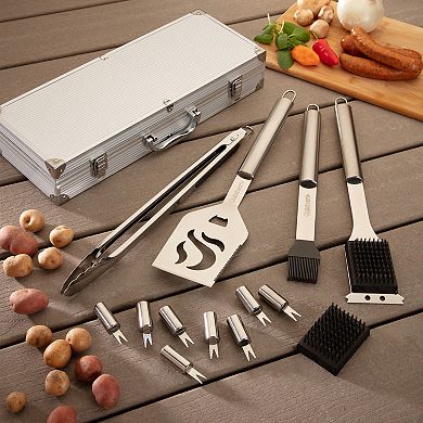 Cuisinart® Deluxe 14-Piece Grilling Tool Set