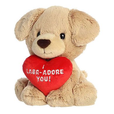 Aurora - Small Brown JUST SAYIN' - 9" I Labr-Adore You - Witty Stuffed Animal