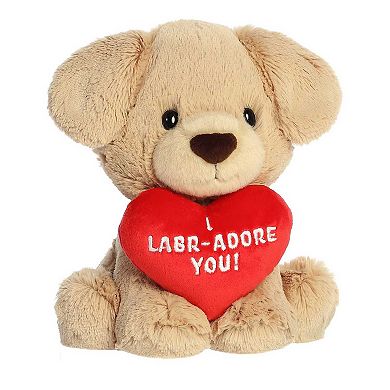Aurora - Small Brown JUST SAYIN' - 9" I Labr-Adore You - Witty Stuffed Animal