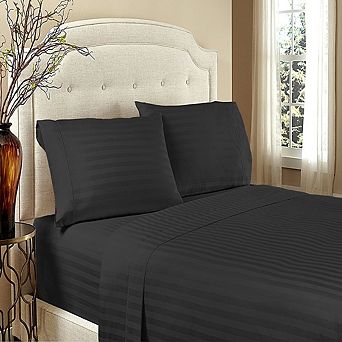 Home Sweet Home 1800 Luxurious Hotel Extra Soft Deep Pocket Stripe Sheet Set