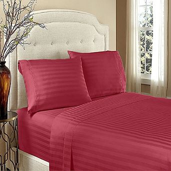 Home Sweet Home 1800 Luxurious Hotel Extra Soft Deep Pocket Stripe Sheet Set