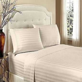 Home Sweet Home 1800 Luxurious Hotel Extra Soft Deep Pocket Stripe Sheet Set
