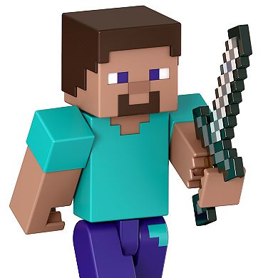 Mattel Minecraft 3.25-in. Action Figure with Steve and Accessories