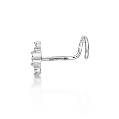 Lila Moon 14k Gold Lab-Grown Diamond Accent Nose Ring