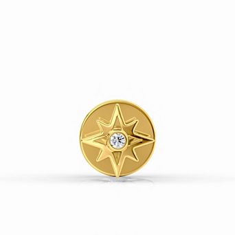 Lila Moon 14k Gold Cubic Zirconia Star Labret