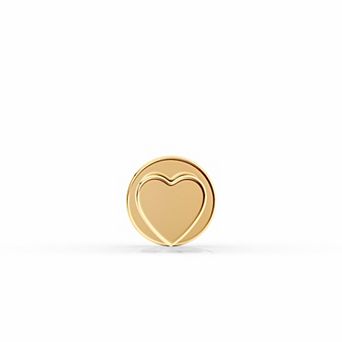 Lila Moon 14k Gold Heart Labret